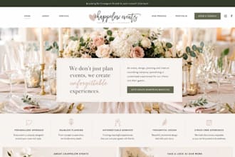 design personalized wedding website in zola website with joy or any platform