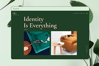 develop furniture brand business website