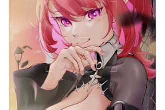 draw character in anime illustration