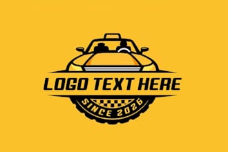 design a professional and eye catching taxi logo