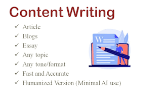 articles and blogs writing and editing