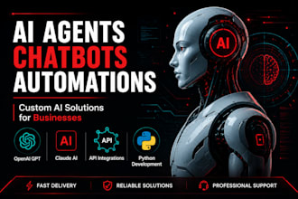 build ai agents, chatbots and workflow automations