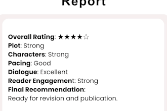 honest beta reading for books, manuscripts and stories