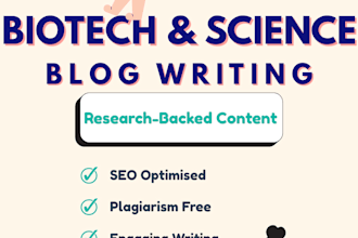 convert scientific research papers into blog posts
