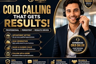 do cold calling and professional lead generation