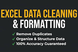 excel data cleaning merging and lead generation data entry