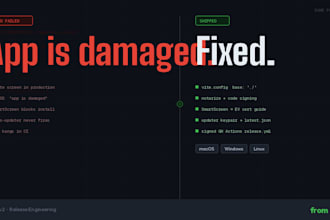 fix your tauri app white screen and make your release actually ship