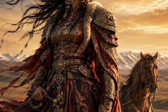 create cinematic ai fantasy art and character concepts
