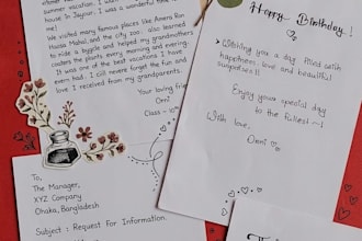 write anything with my beautiful handwriting
