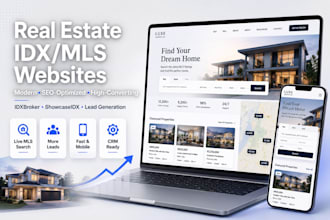 build german real estate investor website with idx mls listings using wordpress