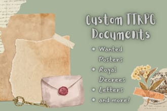 design custom dnd campaign documents