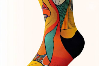 design custom and unique socks design