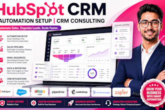 provide hubspot support automation setup training advice hubspot CRM consulting