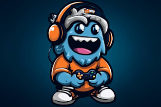 design a unique cartoon mascot logo