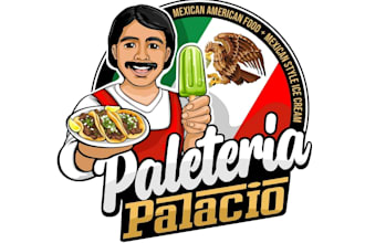 design a unique food and restaurant logo