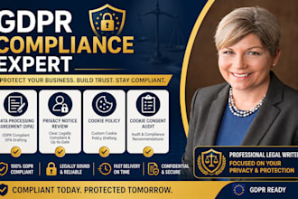 draft gdpr compliant, data processing agreement, dpa and privacy notice review