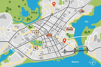 do vector map illustration