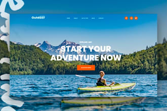do outdoor recreation website design