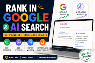 optimize website content for GEO, ai search and SEO visibility