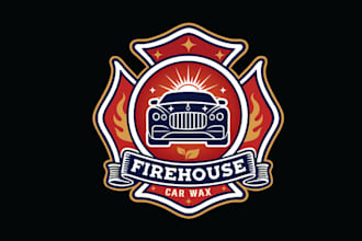 design captivating firehouse car wax logo