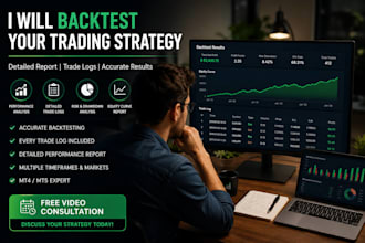 backtest and analyze your trading strategy using python