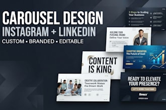 do carousels for linkedin or instagram on canva