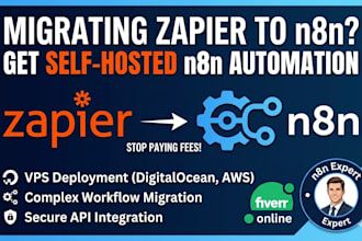 migrate zapier to n8n and self host n8n on your server