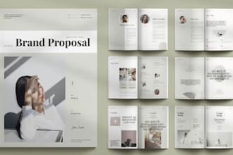 create a professional business proposal template in pandadoc or proposify