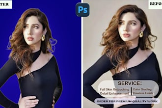 professionally retouch photos and enhance details flawlessly