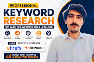 do SEO keyword research for saas and b2b website