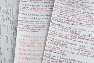 translate english to chinese and chinese to english