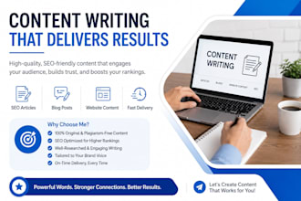 write high quality content for your website
