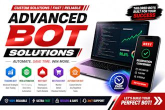 do web bot restock bot resy bot appointment bot reservation bot trading bot