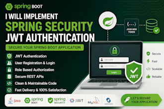 implement spring security jwt authentication