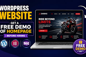 design, redesign and develop wordpress website and woocommerce business