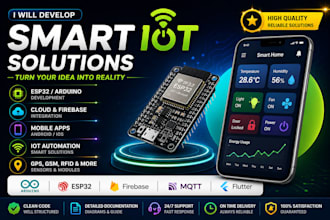 build custom iot solutions and android ios mobile apps