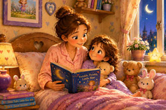 illustrate children story book illustration, children story, book cover