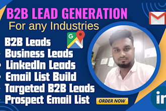 provide targeted b2b lead generation and web research