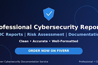 create professional cybersecurity reports and documentation
