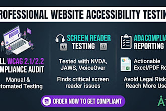 do web accessibility testing and manual wcag compliance audit