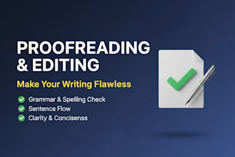 proofread and edit your english essays, reports, and assignments