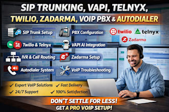 fix setup troubleshoot sip trunk vapi telnyx twilio voip pbx voip pbx autodialer
