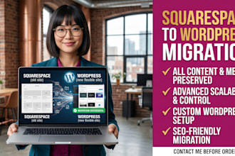 squarespace to wordpress migration transfer website to wordpress