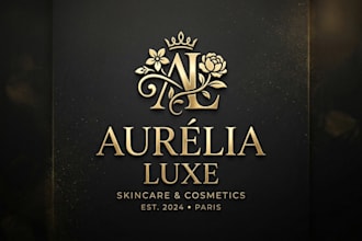 design a luxury beauty brand logo for your business