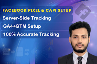 setup facebook pixel capi and ga4 server side tracking