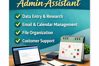 be your reliable virtual admin assistant