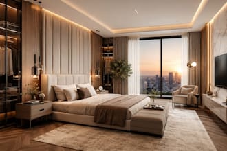 create 3d interior design archviz