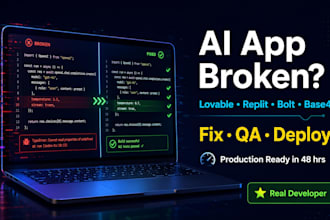 fix bugs, QA, and deploy your lovable, replit, bolt, or vibe coded app