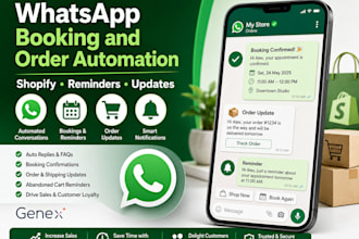 automate whatsapp bookings reminders and ecommerce website order updates