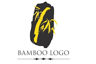 create a professional bamboo and nature logo design